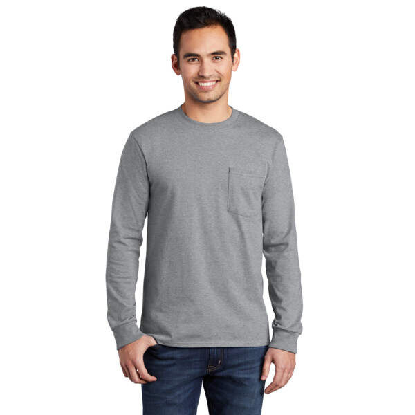 Tall Long Sleeve Essential Pocket Tee Thumbnail