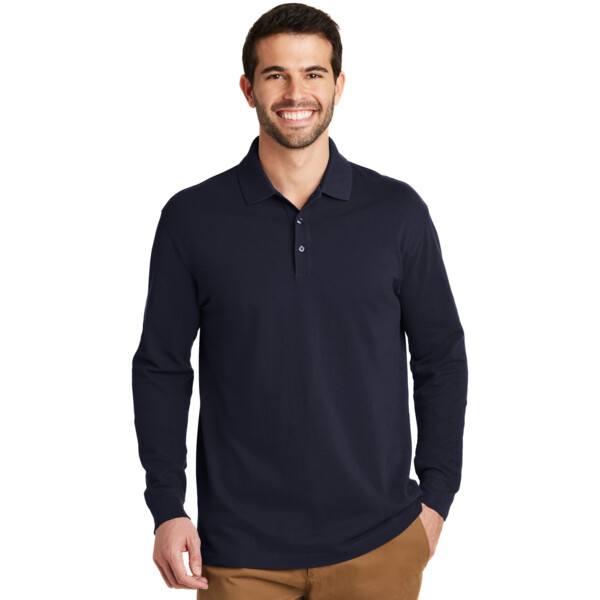 EZCotton ® Long Sleeve Polo Thumbnail