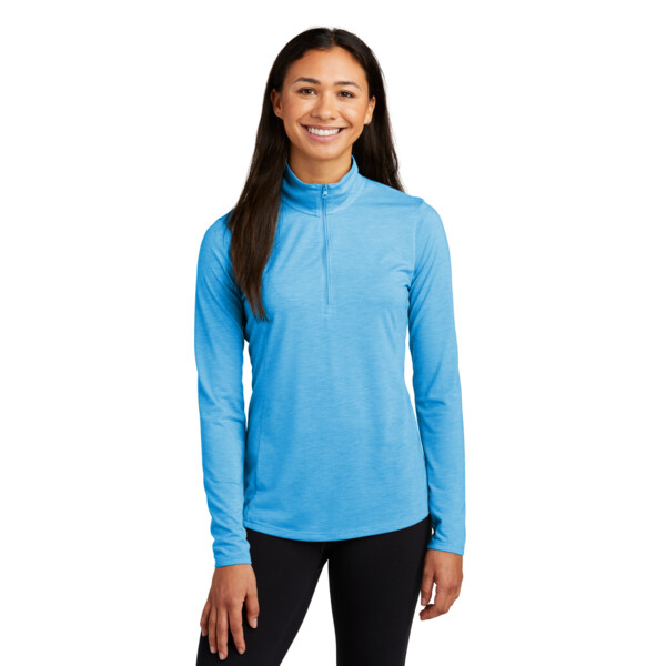 Women's PosiCharge ® Tri Blend Wicking 1/4 Zip Pullover Thumbnail