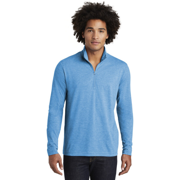 PosiCharge ® Tri Blend Wicking 1/4 Zip Pullover Thumbnail