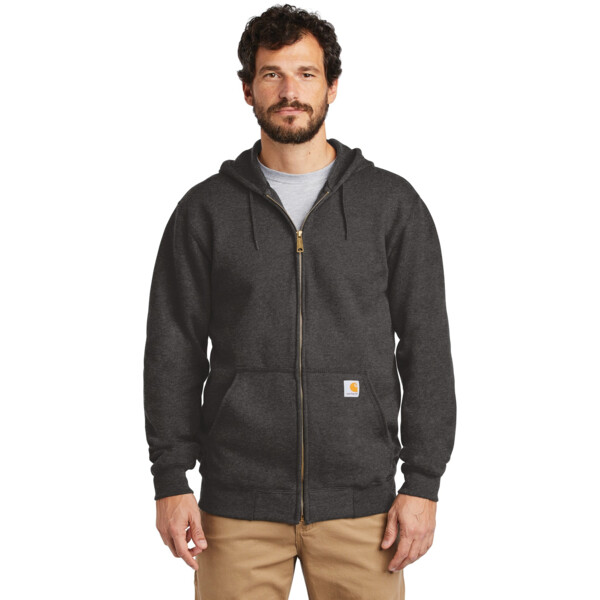 Midweight Hooded Zip Front Sweatshirt Thumbnail